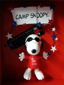 Snoopy Holding Camp Snoopy Sign Ornament