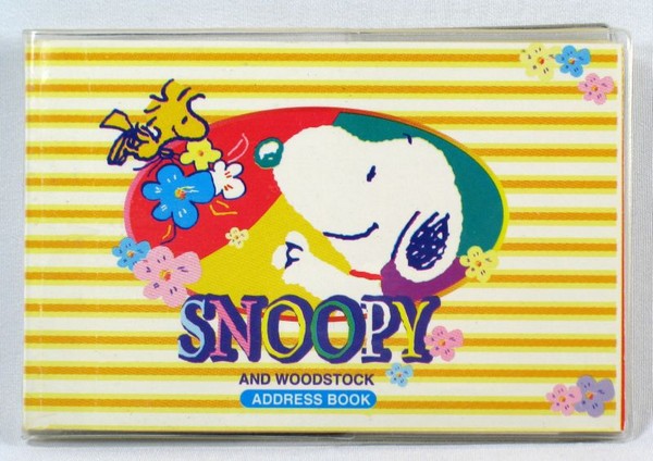 Snoopy and Woodstock Mini Address Book