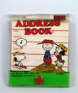 Peanuts Gang Mini Address Book