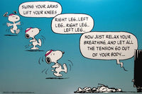 Snoopy Aerobics Poster