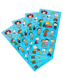 Peanuts Gang Dancing Stickers With Little Red Haired Girl