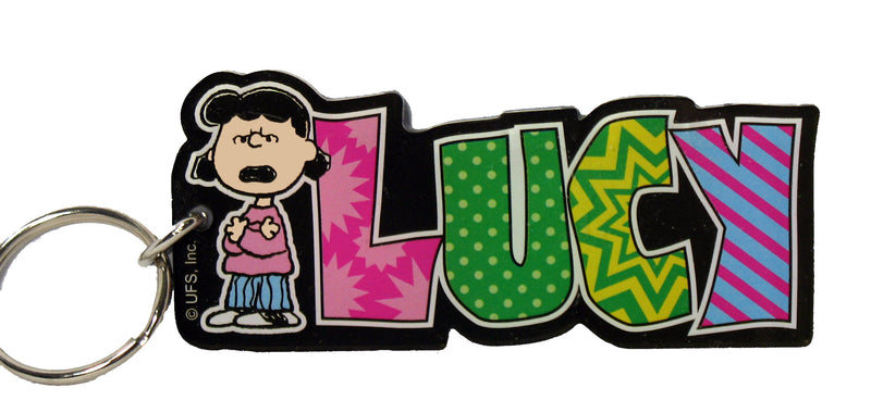 PEANUTS LUCY keychain ピーナッツ　ルーシー　キーチェーン Peanuts Gang Acrylic and Mirrored Key Chain - Lucy
