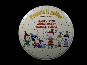 50th Anniversary "Peanuts Is Golden" Cookie Tin