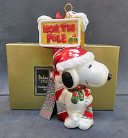 ADLER NORTH POLE SNOOPY POLONAISE CHRISTMAS ORNAMENT (No Box) - snoopn4pnuts.com