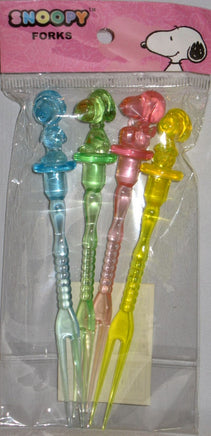 Snoopy Acrylic Appetizer Forks