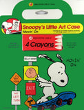 Snoopy's Little Art Case Book and Crayons Set