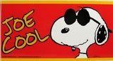 Snoopy Joe Cool Mini Vinyl Bumper Sticker - ON SALE!