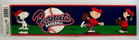Peanuts Gang Baseball Vinyl Bumper Sticker - ON SALE!