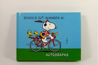 Snoopy Autograph Book - School's Out