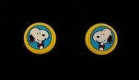Snoopy Bow Tie Post Earrings