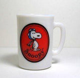 Avon Milk Glass Mug - Snoopy Flying Ace