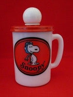 Avon Milk Glass Mug - Snoopy Flying Ace