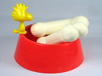 Snoopy's Pal:  Woodstock on Dog Bowl Soap Dish (NO Soap Bones)