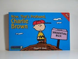 Now That's Profound, Charlie Brown book
