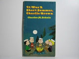 It Was A Short Summer, Charlie Brown Book (Colored Pages) - FIRST EDITION