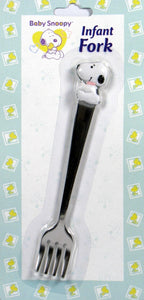 Baby Snoopy Infant Fork - Pink Collar