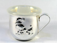 Snoopy Silver Plated Baby Cup