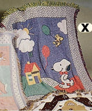 Snoopy Triple-Woven Jacquard Juvenile /Crib Blanket