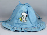 Snoopy Vintage Blue Baby Bonnet