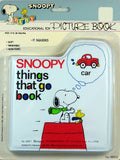 Snoopy Squeaker Book - Things That Go