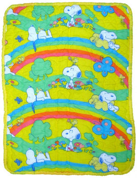 Snoopy Ruffled Baby Comforter