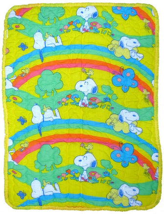 Snoopy Ruffled Baby Comforter