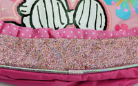 Snoopy Backpack With Sequins And Glitter Accents - Hugs And Kisses