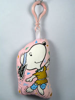 Snoopy Dancer Pillow Key Chain / Backpack Clip