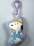 Snoopy Aerobics Pillow Key Chain / Backpack Clip