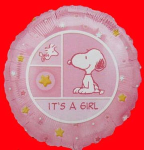 Baby Girl Snoopy Balloon