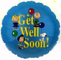 Peanuts Gang Get Well Soon Balloon