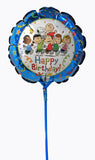 Peanuts Gang Pre-Inflated Mini Birthday Balloon On A Stick