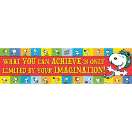 Peanuts Gang Achieve Banner - ALMOST 4 FEET LONG! - snoopn4pnuts.com