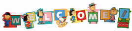 Peanuts Gang Vintage Welcome Banner - On Sale!