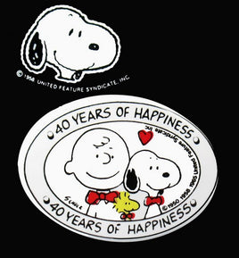 Peanuts 40Th Anniversary Melamine Barrette