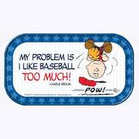 Charlie Brown Magnetic Tin Tray Or Sign - Baseball