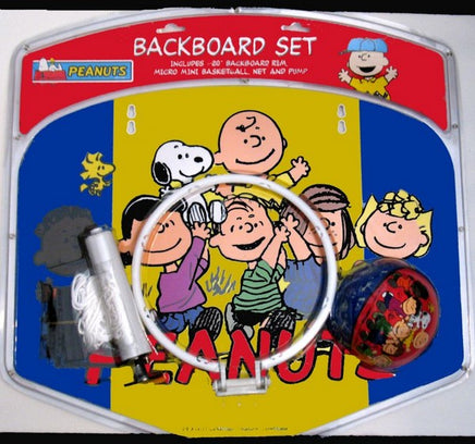 Peanuts Gang Basketball Backboard And Ball Set