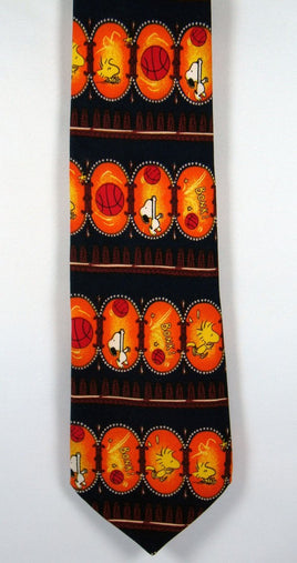 Snoopy Basketball Neck Tie