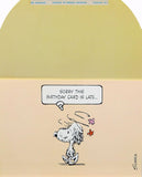 Snoopy Vintage Self-Seal Belated Birthday Card