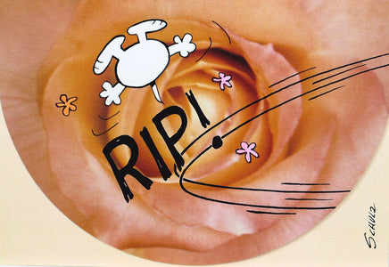 Snoopy Vintage Self - Seal Belated Birthday Card - snoopn4pnuts.com