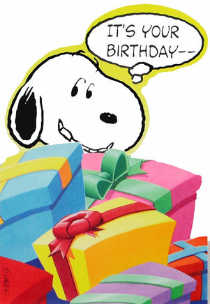 Snoopy Large Vintage Birthday Card - snoopn4pnuts.com