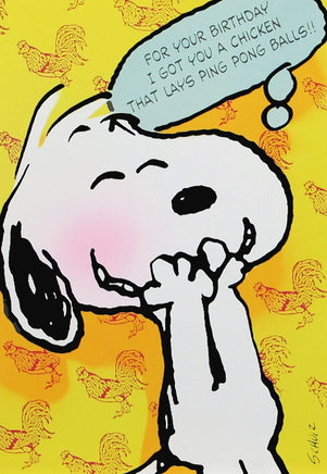 Snoopy Vintage Birthday Card - snoopn4pnuts.com