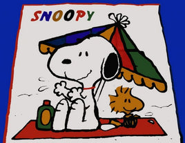 Snoopy Large Beach Or Craft Mat - 5 Ft. X 5 Ft.