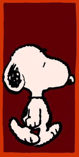 Snoopy Beach Towel - Walking