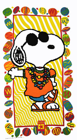 Snoopy Vintage Beach Towel
