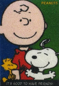Micro-Beaded Magnet - Charlie Brown and Friends
