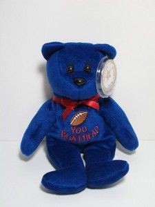 Charlie Brown Plush Bean Bag Bear - "Kick It You Blockhead!"