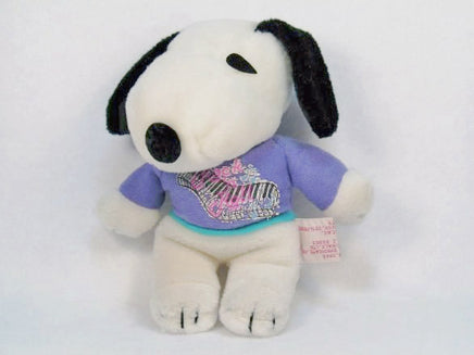 Snoopy Vintage Beanbag Doll By Butterfly Originals - "Rock 'N Roll"