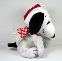 Snoopy Santa Plush Bean Bag Doll