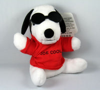 Snoopy Joe Cool Plush Bean Bag Doll (Plastic Sunglasses)
